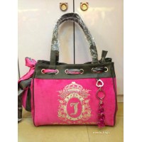 Juicy Couture Daydreamer Crown J Dark Pink/Black Handbag Juicy Couture Daydreamer Crown J Dark Pink/Black Handbag