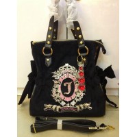 Juicy Couture Handbags Tote Crown J Black Juicy Couture Handbags Tote Crown J Black