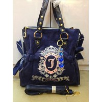 Juicy Couture Handbags Tote Crown J Blue Juicy Couture Handbags Tote Crown J Blue