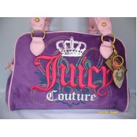 Juicy Couture Handbags Tote Crown Heart Purple Juicy Couture Handbags Tote Crown Heart Purple