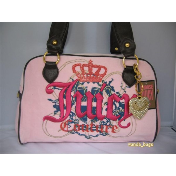 Juicy Couture Handbags Tote Crown Heart Pink