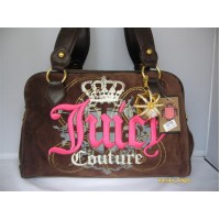 Juicy Couture Handbags Tote Crown Heart Brown Juicy Couture Handbags Tote Crown Heart Brown