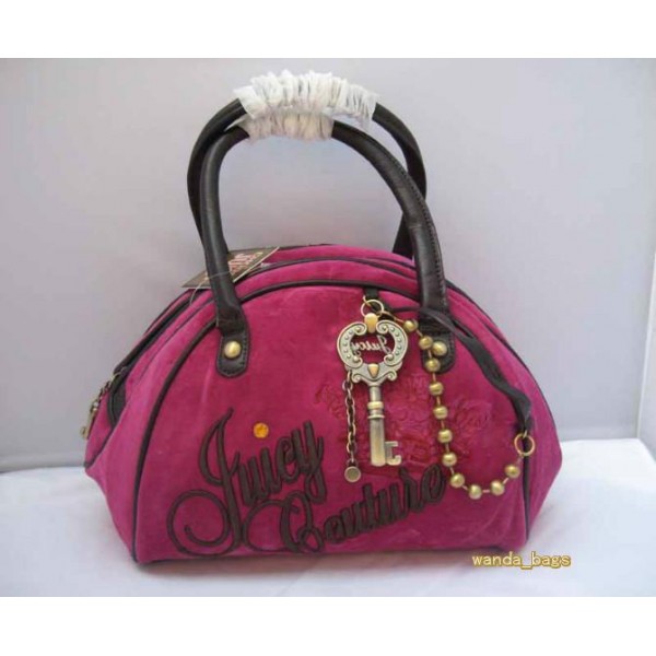 Juicy Couture Handbags Tote Crest Key Fuchsia