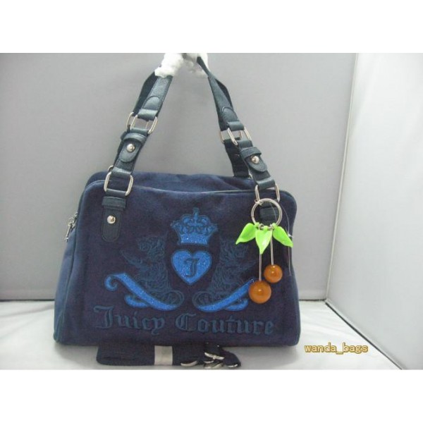 Juicy Couture Handbags Tote Dogs J Blue