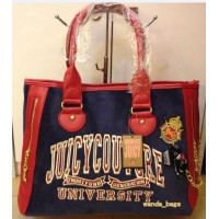 Juicy Couture Handbags Tote University Blue/Red Juicy Couture Handbags Tote University Blue/Red