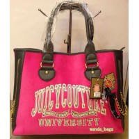 Juicy Couture Handbags Tote University Pink/Brown Juicy Couture Handbags Tote University Pink/Brown