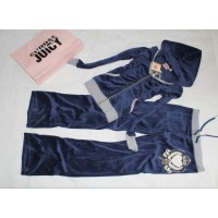 Juicy Couture Tracksuits Heart Crest Velour Hoodie Regal