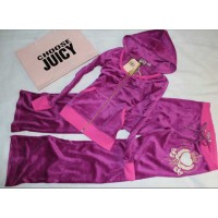 Juicy Couture Tracksuits Heart Crest Velour Hoodie Fuchsia Juicy Couture Tracksuits Heart Crest Velour Hoodie Fuchsia