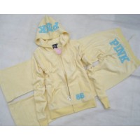 Juicy Couture Tracksuits 86 PINK Velour Hoodie Citric Anise Juicy Couture Tracksuits 86 PINK Velour Hoodie Citric Anise