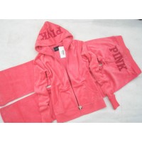 Juicy Couture Tracksuits 86 PINK Velour Hoodie Peach Juicy Couture Tracksuits 86 PINK Velour Hoodie Peach