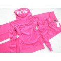 Juicy Couture Tracksuits 86 PINK Velour Hoodie Dragonfruit