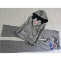 Juicy Couture Tracksuits Flag Heart Velour Hoodie Top Hat Juicy Couture Tracksuits Flag Heart Velour Hoodie Top Hat