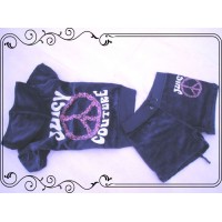 Juicy Couture Short Tracksuits Logo Summer Velour Hoodie Regal Juicy Couture Short Tracksuits Logo Summer Velour Hoodie Regal