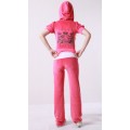 Juicy Couture Short Tracksuits Juicy Dog Summer Velour Hoodie Dragonfruit