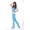 Juicy Couture Short Tracksuits Crest&Logo Summer Velour Hoodie Sky Blue