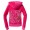 Juicy Couture Tracksuits "Juicy Loves New York" Velour Hoodie Dragon Fruit