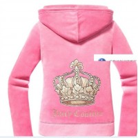 Juicy Couture Tracksuits Big Crown Logo Velour Hoodie Pink Outlet Juicy Couture Tracksuits Big Crown Logo Velour Hoodie Pink Outlet