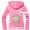 Juicy Couture Tracksuits Big Crown Logo Velour Hoodie Pink Outlet