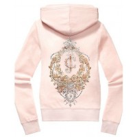 Juicy Couture Tracksuits JC Velour Hoodie Light Pink Juicy Couture Tracksuits JC Velour Hoodie Light Pink
