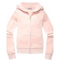 Juicy Couture Tracksuits JC Velour Hoodie Light Pink