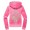 Juicy Couture Tracksuits JC Velour Hoodie Pink