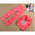 Juicy Couture Tracksuits J Velour Hoodie Dragon Fruit