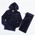 Juicy Couture Tracksuits Crown Bird Velour Hoodie Regal