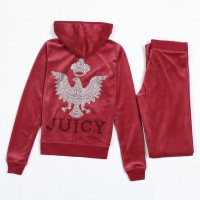 Juicy Couture Tracksuits Crown Bird Velour Hoodie Dragon Fruit Juicy Couture Tracksuits Crown Bird Velour Hoodie Dragon Fruit