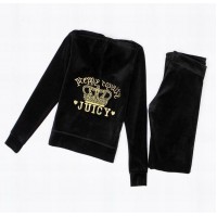 Juicy Couture Tracksuits Crown JUICY Velour Hoodie Black Discount Juicy Couture Tracksuits Crown JUICY Velour Hoodie Black Discount