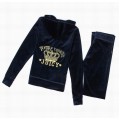 Juicy Couture Tracksuits Crown JUICY Velour Hoodie Regal Online