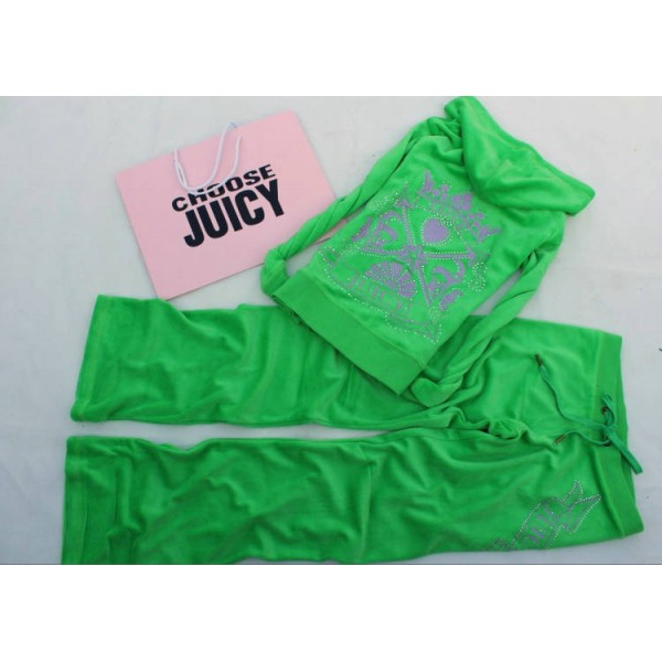 Juicy Couture Tracksuits Crest Arrow Velour Hoodie Bright Jady