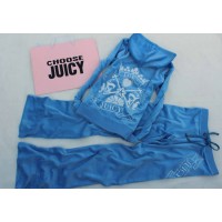 Juicy Couture Tracksuits Crest Arrow Velour Hoodie Blue Vista Sale Juicy Couture Tracksuits Crest Arrow Velour Hoodie Blue Vista Sale