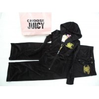 Juicy Couture Tracksuits Crown Juicy Velour Hoodie Black Cheap Juicy Couture Tracksuits Crown Juicy Velour Hoodie Black Cheap
