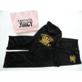Juicy Couture Tracksuits Crown Juicy Velour Hoodie Black Cheap