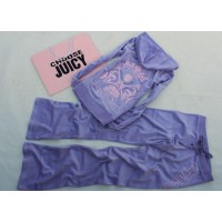 Juicy Couture Tracksuits Crest Arrow Velour Hoodie Purple Juicy Couture Tracksuits Crest Arrow Velour Hoodie Purple