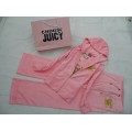 Juicy Couture Tracksuits Crown Juicy Velour Hoodie Pink Candy