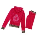 Juicy Couture Tracksuits JC Logo With leopard Velour Muse