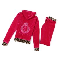 Juicy Couture Tracksuits JC Logo With leopard Velour Muse Juicy Couture Tracksuits JC Logo With leopard Velour Muse