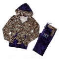 Juicy Couture Tracksuits CHOOSE COUTURE With leopard Velour Purple