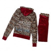 Juicy Couture Tracksuits CHOOSE COUTURE With leopard Velour Dark Red Juicy Couture Tracksuits CHOOSE COUTURE With leopard Velour Dark Red