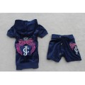 Juicy Couture Short Tracksuits Bow JC Velour Regal