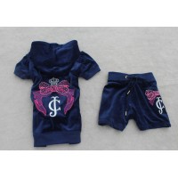 Juicy Couture Short Tracksuits Bow JC Velour Regal Juicy Couture Short Tracksuits Bow JC Velour Regal