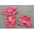 Juicy Couture Short Tracksuits Bow JC Velour Pink