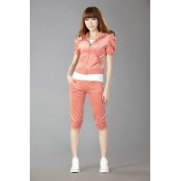 Juicy Couture Short Tracksuits Orignal Velour With Pocket In Pink Juicy Couture Short Tracksuits Orignal Velour With Pocket In Pink