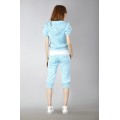 Juicy Couture Short Tracksuits Orignal Velour With Pocket Sky Blue