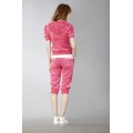 Juicy Couture Short Tracksuits Orignal Velour With Pocket Pink