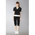 Juicy Couture Short Tracksuits Orignal Velour With Pocket Black