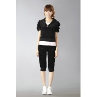 Juicy Couture Short Tracksuits Orignal Velour With Pocket Black Juicy Couture Short Tracksuits Orignal Velour With Pocket Black