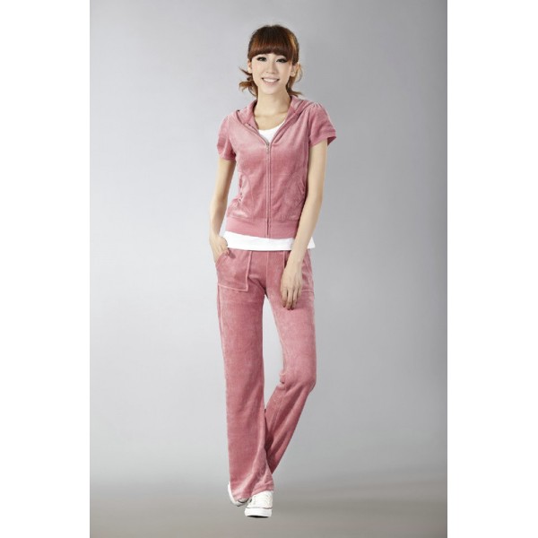 Juicy Couture Short Tracksuits Orignal Velour With Pocket Long Pants Indpink