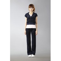 Juicy Couture Short Tracksuits Orignal Velour With Pocket Long Pants Regal Juicy Couture Short Tracksuits Orignal Velour With Pocket Long Pants Regal